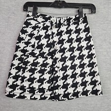 Adidas x Ivy Park Houndstooth Mini Cargo Pocket Skirt Size XS UK 6