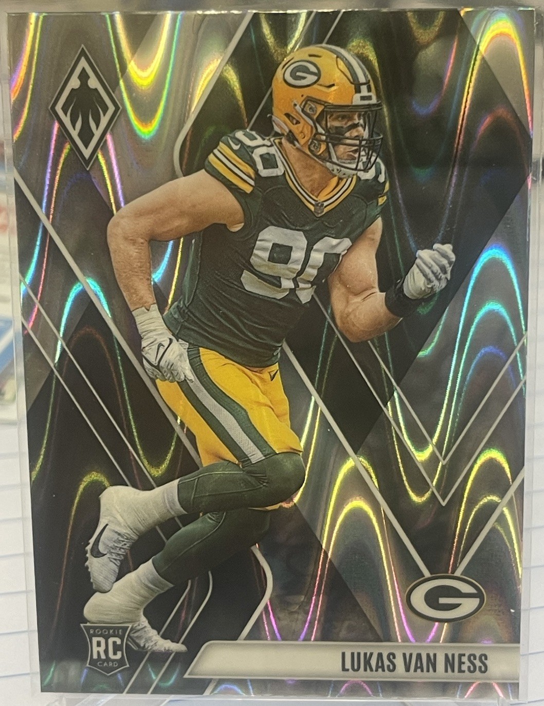 2023 Panini Phoenix Rookies Silver Seismic Lukas Van Ness #146 PACKERS
