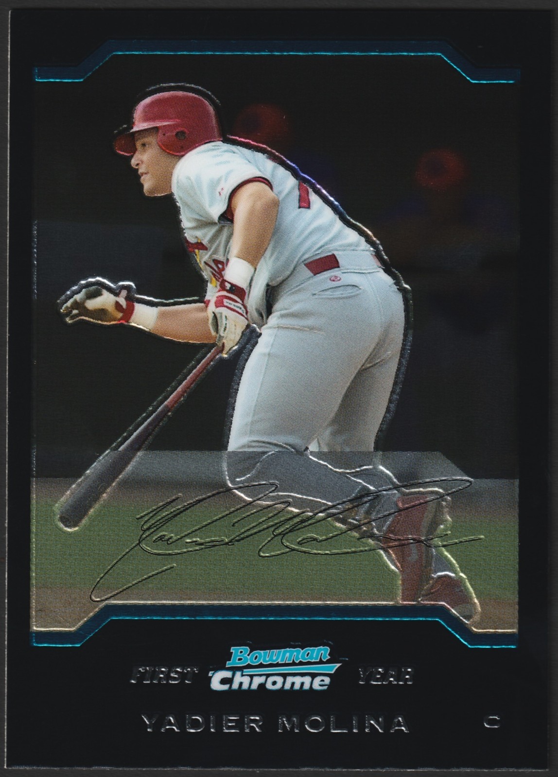 Yadier Molina 2004 Bowman Chrome RC Rookie #301 St. Louis Cardinals 🔥