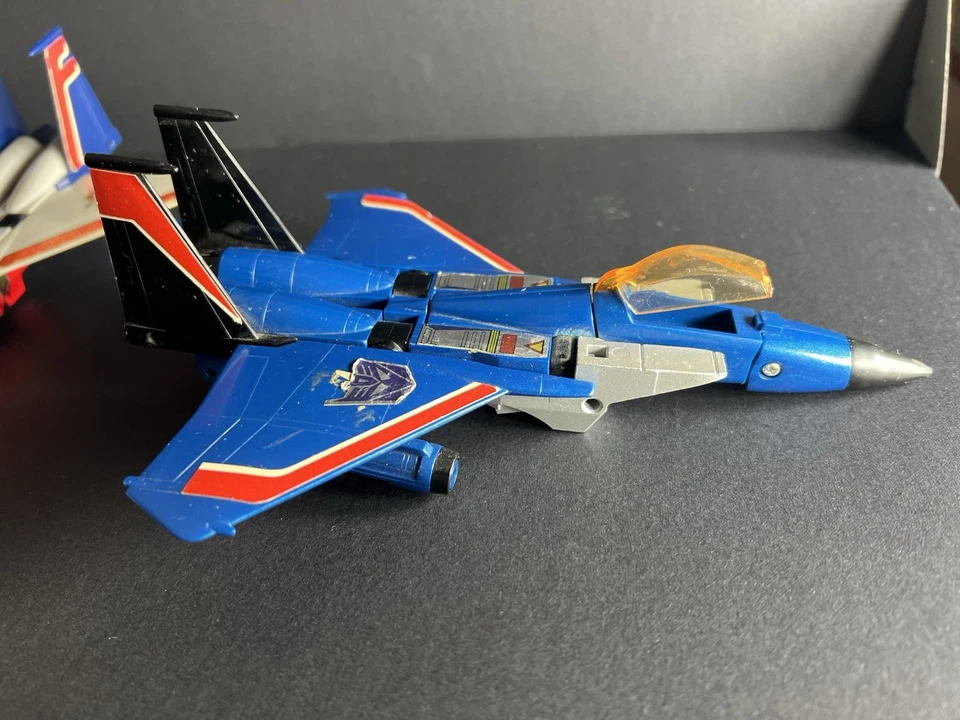1984 G1 TRANSFORMERS JET LOT 3x - STARSCREAM THUNDERCRACKER SKYWARP Original ✈️ - Image 4 of 4