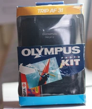 Olympus Trip AF 31 35mm Film Point and Shoot Camera Kit - Works (Clean/Unused)