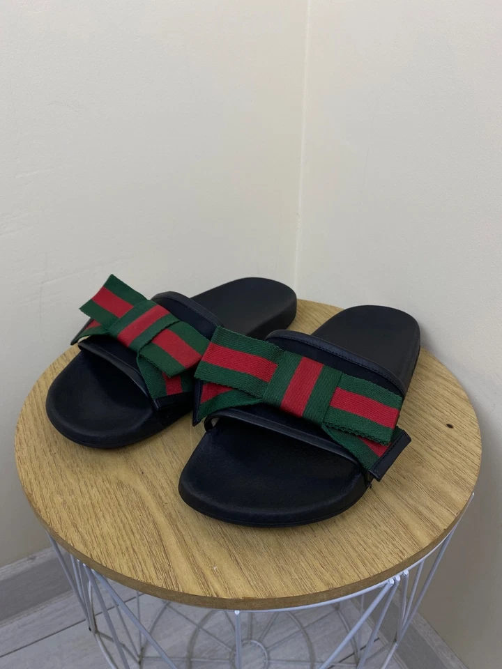 Sandalias GUCCI con lazo satinado talla 41 Foto 2 de 4