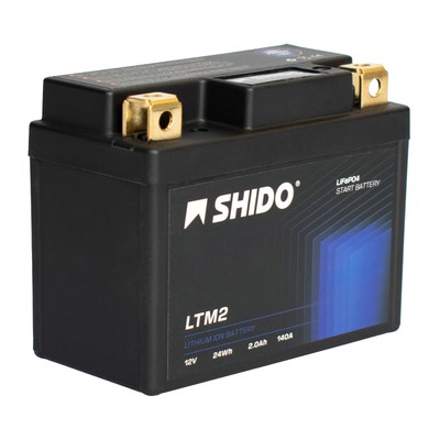 Batterie Lithium-Ionen SHIDO LTM2L Honda CR-F 450 R PE07A 18-20