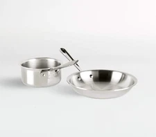 All-Clad ® d3 Stainless Steel Kitchen Helper 2-Piece Set. NIB