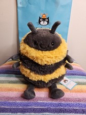 AUTHENTIC BNWT Jellycat Albee Bee w/ Dust Bag