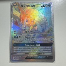 Tapu Fini GX - 152/147 - Secret Rare - Burning Shadows - Pokemon Card - MP