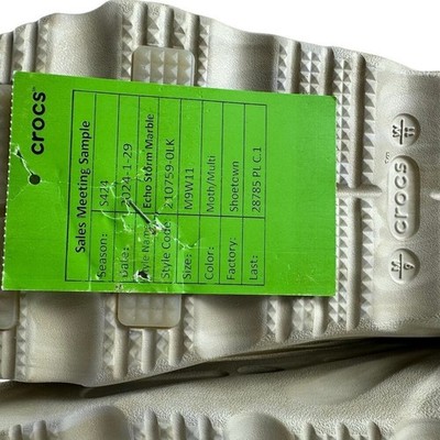 Crocs Echo Storm Marble Clogs Sample M9/W11 Rare Unreleased  display picture 2