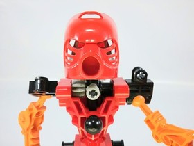 Lego Bionicle Toa 8534 Tahu - Complete - No Instructions or Canister - Year 2001