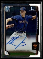 2015 BOWMAN CHROME 1ST PROSPECT AUTO MAX WOTELL METS