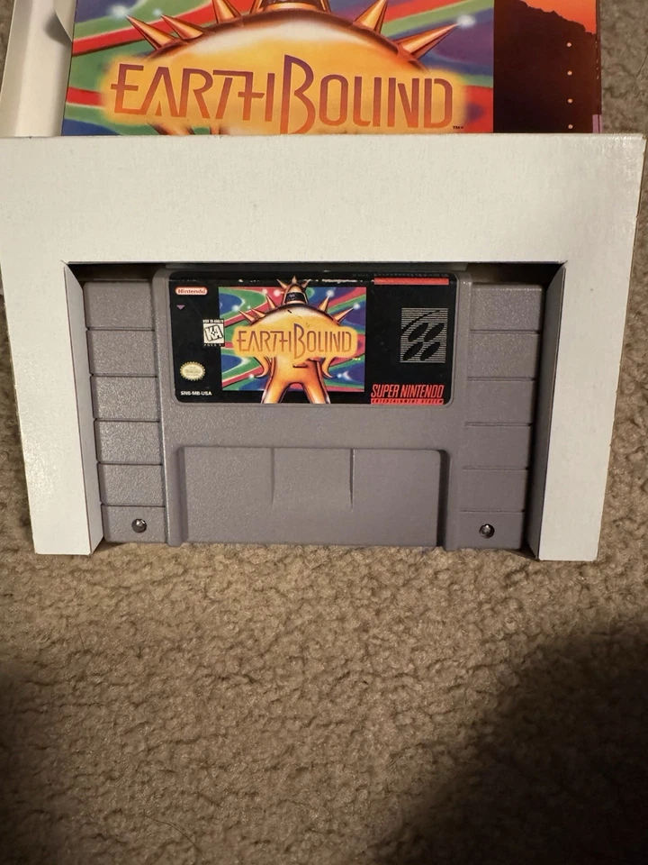 Earthbound Super Nintendo SNES Authentic - W/ Display Box - Image 2 of 4