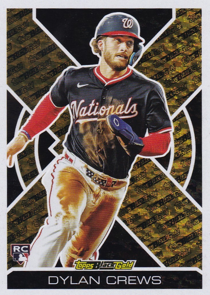 DYLAN CREWS TOPPS UPDATE ROOKIE BLACK GOLD FOIL RC NATIONALS #BG-11 2025 25