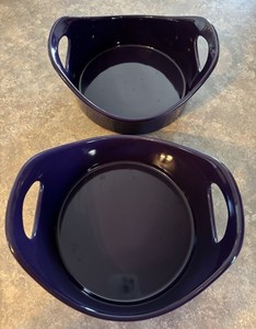 Ensemble De Plats à Cuisson En Grès Bleu 3 Pièces Par Martha Stewart 12921103r 331062532