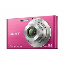 Sony Cyber-shot DSC-W320 Digital Camera 14.1MP 4X Optical Zoom - Pink