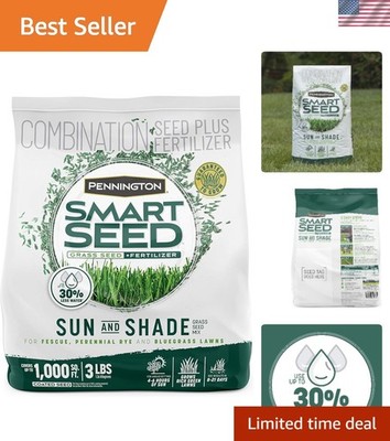 Versatile 3 lb Smart Seed for Sun and Shade   Quick Germination in 8-21 Days