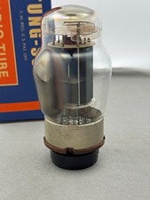  1 Tung-Sol 6550 Solid Black Plate Power Tube 1958 DDD Getter Tests Strong