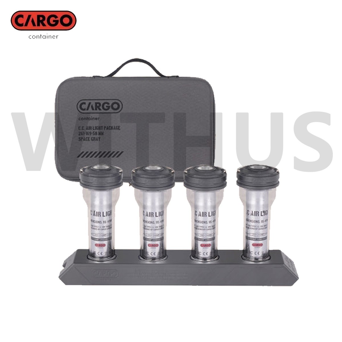 CARGO CONTAINER Air Light 4p + Charging Dock + Bag Set LED Lantern