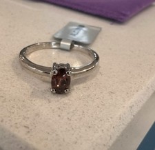 Zanzibar Zircon & Diamond Sterling Silver Ring