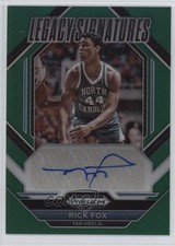 2023 Panini Prizm Draft Picks Legacy Signatures Green Rick Fox #LS-FOX Auto kk4