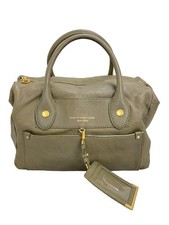 Marc Jacobs archive 2Way Hand bag shoulder Satchel Khaki Leather Used Woman