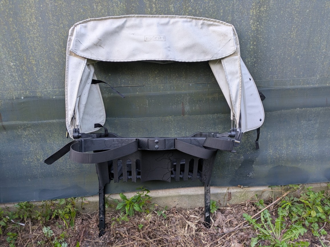 EZgo golf cart club baskets with canopies