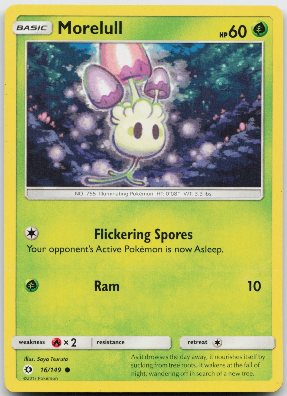 Morelull Pokemon SM Base Set 16/149 MP