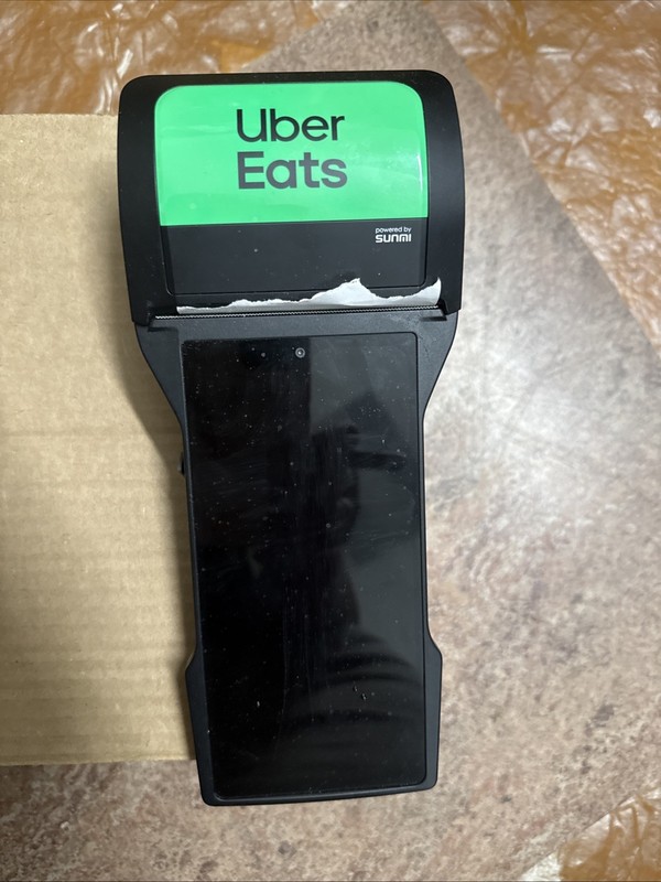 Uber Eats Handheld With Printer