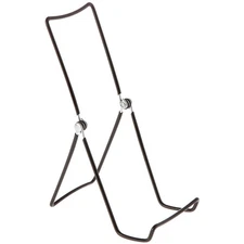 Gibson Holders Adjustable Black Wire Display Easel, 3.5" W x 4.5" D x 9.25" H