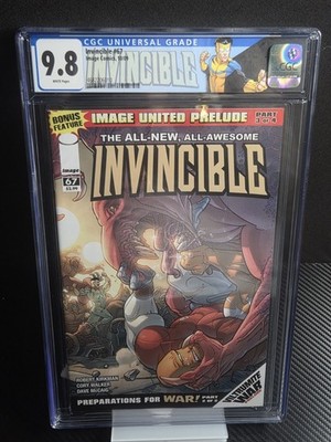 CGC 9.8 INVINCIBLE #67  CUSTOM LABEL 1ST SPACE RACER  LOW PRINT  RUN   