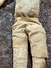 Antique Straw Stuffed Doll Plaster Legs Heavy Damage No Head 1 Arm For Repair — photo 9