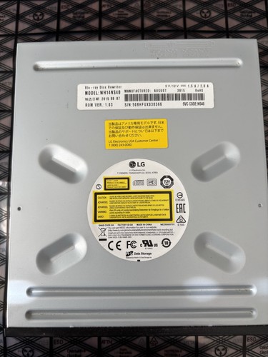 LG WH14NS40 14X Blu-ray SATA M-DISC CD DVD Internal Drive - Tested, Works - Afbeelding 2 van 6