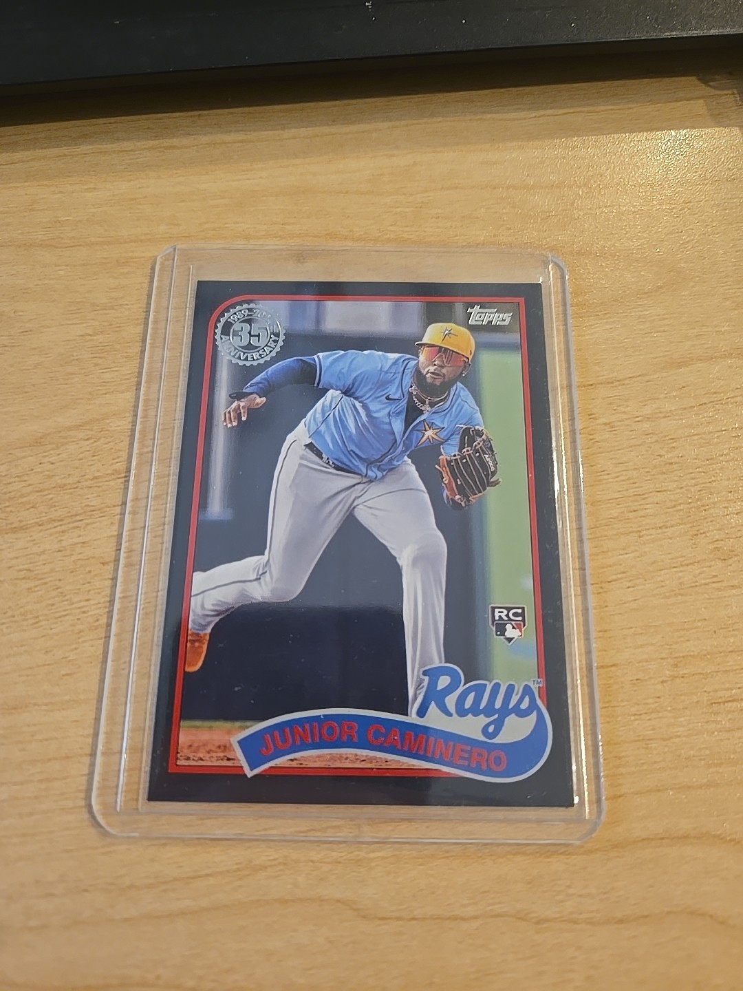 2024 Topps Update Series 1989 Topps Baseball Junior Caminero #89US-16 Black /299