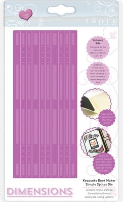 Tonic Studios Dimensions Dies-Keepsake Book Maker-Simple Spines