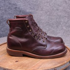 Chippewa 6 Service Boot Cordovan Burgundy Lea...