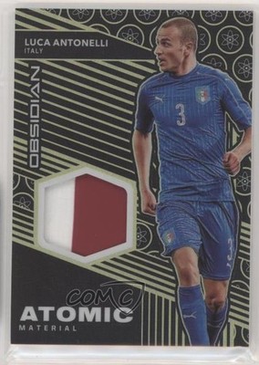 2019-20 Obsidian Atomic Material Electric Etch Yellow 8/10 Luca Antonelli 5w7
