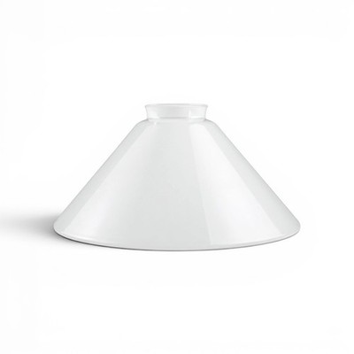 295 mm Opal Coolie Lampenschirme 140 mm hoch mit 57 mm Monteurhals