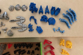 LEGO BIONICLE Toa Nuva Gali Nuva 8570 Set + Other Extra Pieces 180 Total
