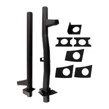 Rear Tank Support+Rear Shock Mount Crossmember Kit For Chevy Silverado/GMC 07-14