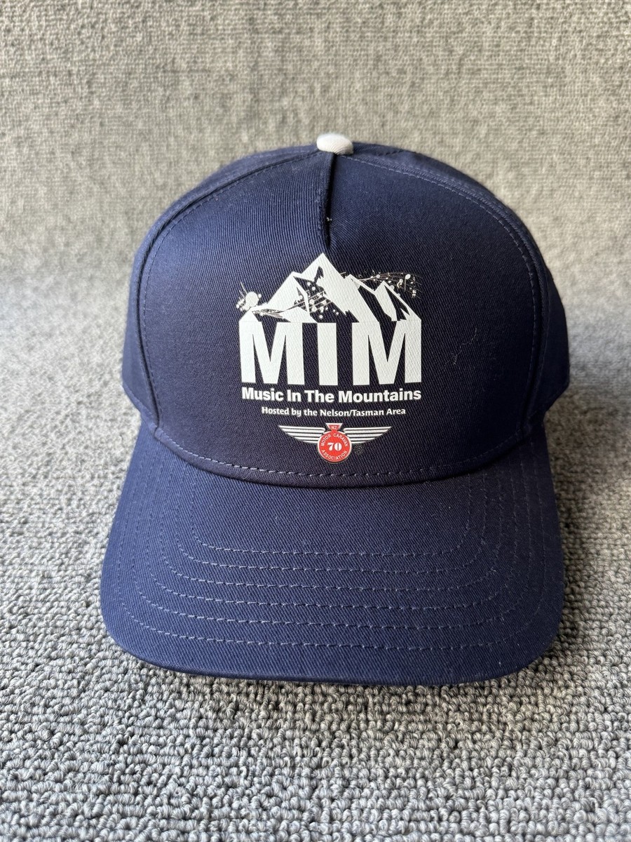 UFlex Music In The Mountains Fitted Cap Navy Size S Interislander