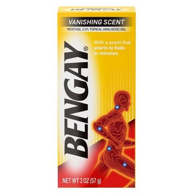 Vanishing Scent Non Greasy Pain Relief Gel 2 Oz