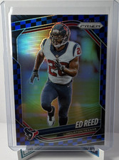 Panini 2025 Prizm Checkerboard Ed Reed #216 Houston Texans Football SSP