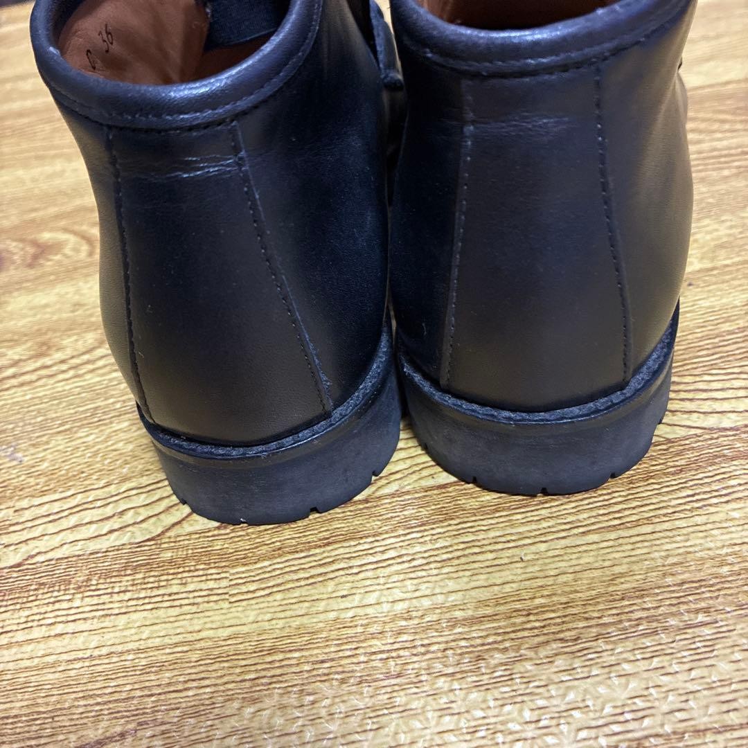 GUCCI Boots Heel Horsebit Leather Black EU36/US6 116429c thumbnail 21