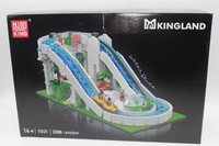 Oo Mould King 11021 Kingland Wasserrutsche VergnüGungspark Klemmbausteine 2068