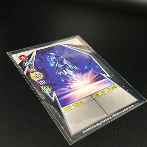 Bakugan RAINY SUNSET Metal Gate Card SILVER BA1051-GA-SM-GBL 3/48b IMPRINTED - Picture 8 of 8