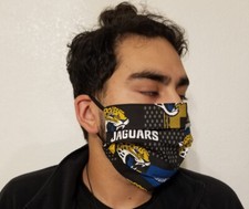 JAGUARS HANDMADE FACE MASK , Handmade IN USA.