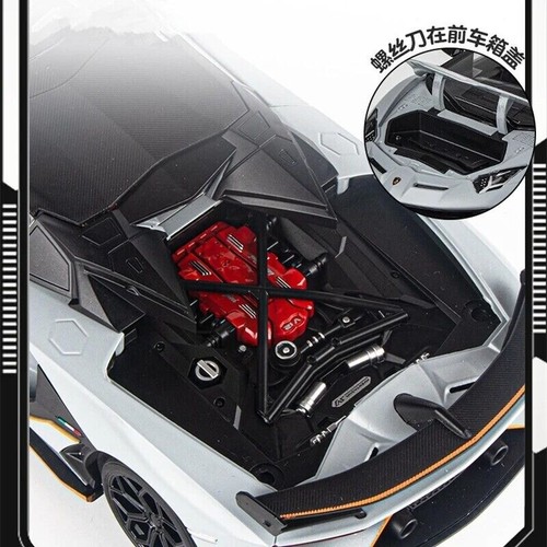 1/18 Lamborghini Aventadors SVJ63 Alloy Car Model Diecast Toy Collectible Gift - Picture 15 of 17