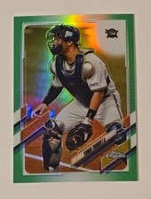 2021 Topps Chrome Yuma Tongu Orix Buffaloes 72/99 Green #160