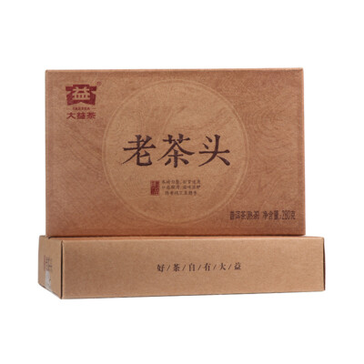 2016 Lao Cha Tou TAETEA Dayi Ripe Pu Er Cha Tou Old Brick Shu Puerh Tea 280g
