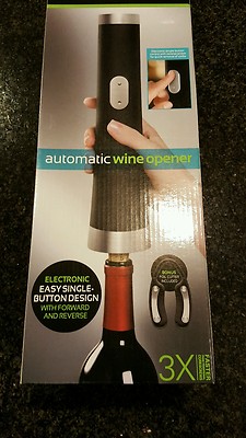 NEW Emerson automatic wine opener bonus foil cutter -