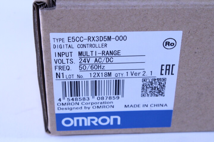 OMRON Temperature Controller E5CC-RX3D5M-000 Digital Controller