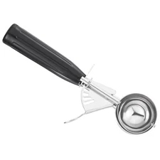 Ice Cream Scoop 1 Ounce with Trigger Portion Cookie Scoop Black